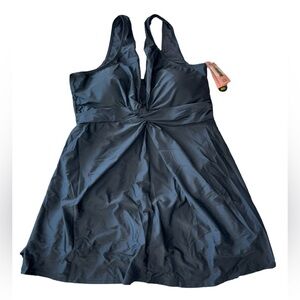 Shapermint  knot-Front Swim Dress size 4 XL New Without Tags Never Worn.